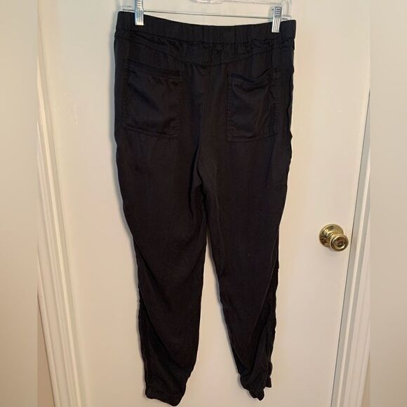 Young fabulous & broke GUC black joggers with gold zippers Size medium - Picture 3 of 5